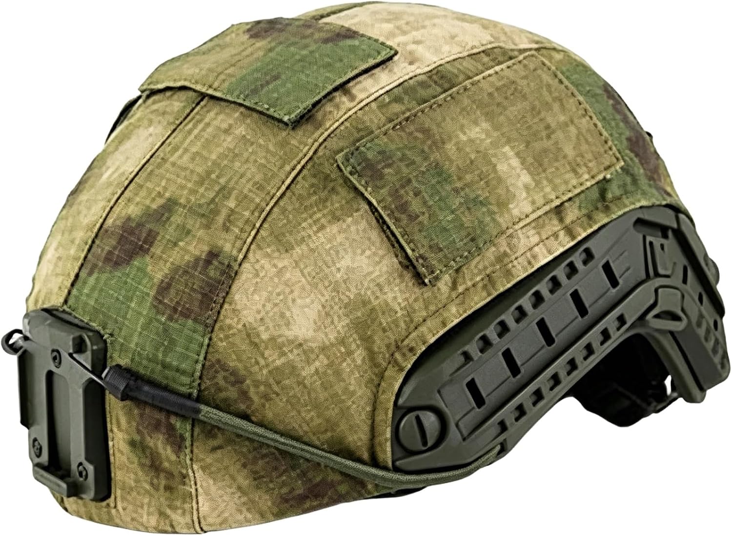 Tactical Russian EMR Camo Helmet Cover Cloth – Fits Russian Rectangular Hole Double Track Helmet for Hunting Airsoft Cosplay Game