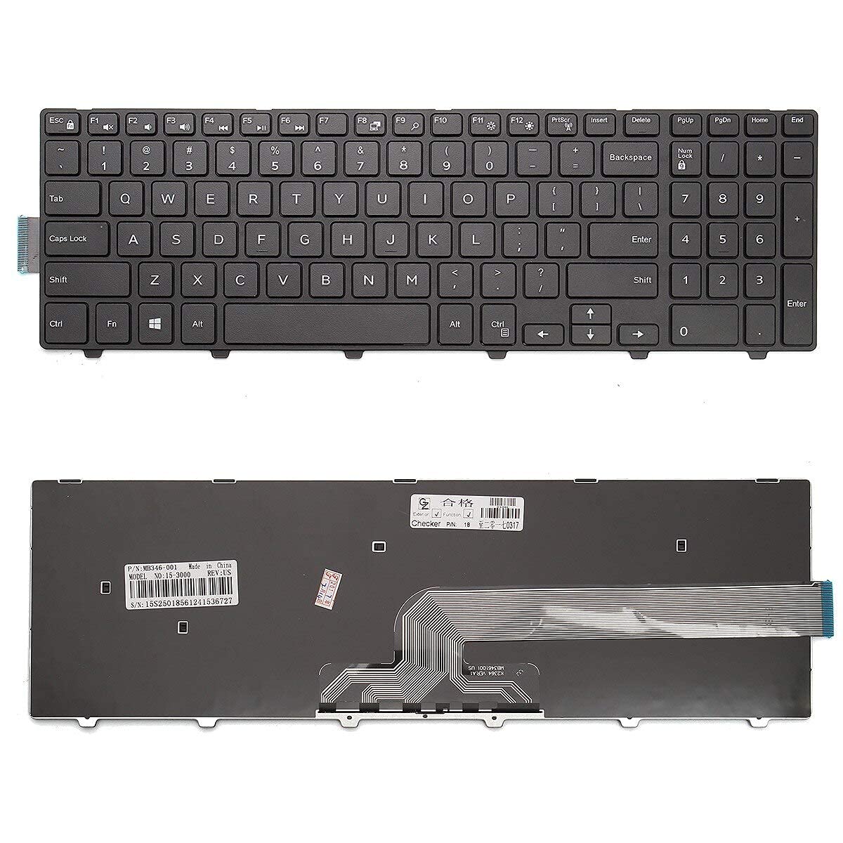 SellZone Laptop Keyboard for DELL INSPIRON 15 3000 5000 3541 3542 3543 3551 3558 5542 5545 5547 5558 5559 Backlit (B09G3BGH6Z) Amazon Price History, Amazon Price Tracker