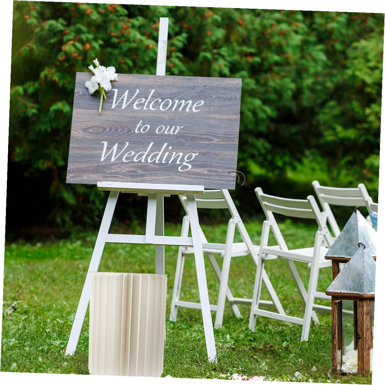 VICASKY 2pcs White Cylinder Pedestal Stands Foldable Paper Column Decorations for Party Backdrop Wedding Centerpiece Cake Display, 30cm Diameter X 20cm 40cm Height