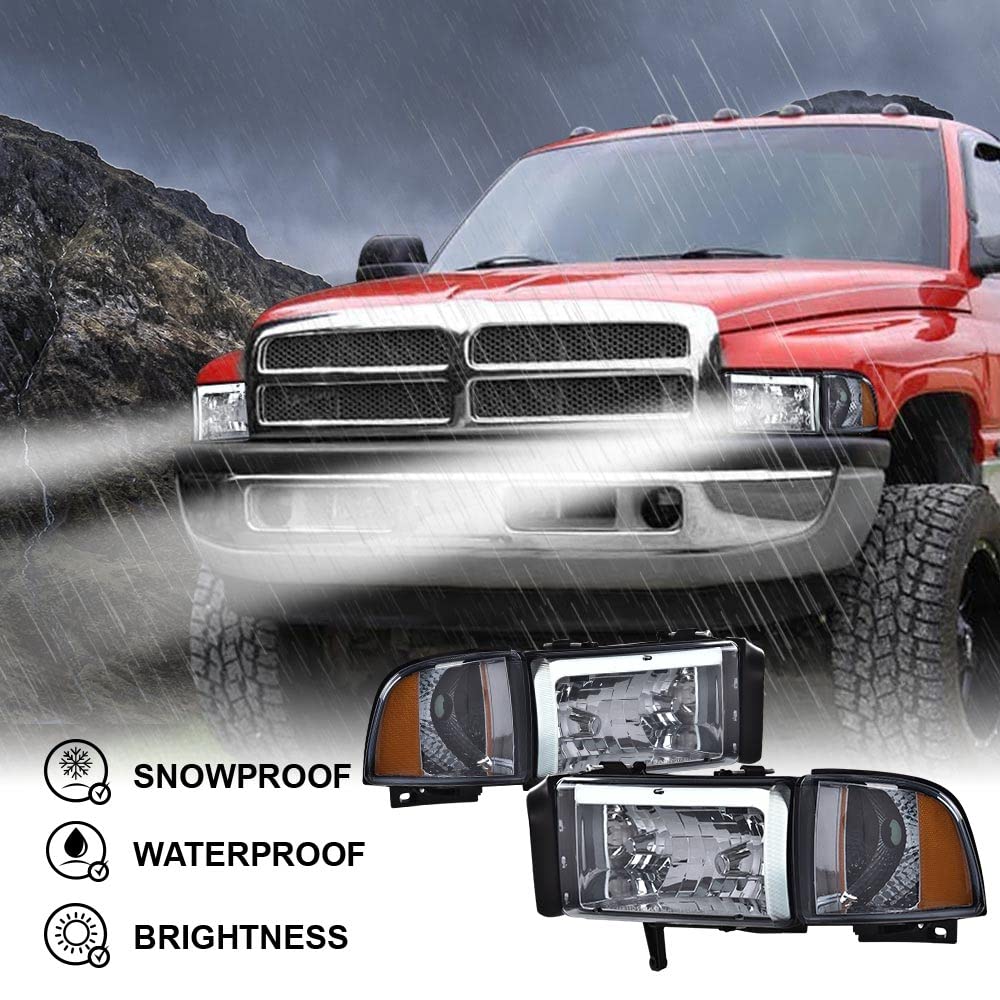 1994-2002 Dodge Ram 1500 2500 3500 Headlight & Parklight Assembly Replacement - LMC Truck