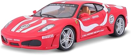 Amazon Com urago 18 Ferrari F430 Fiorano Model Car In Scale 1 24 Red Arts Crafts Sewing