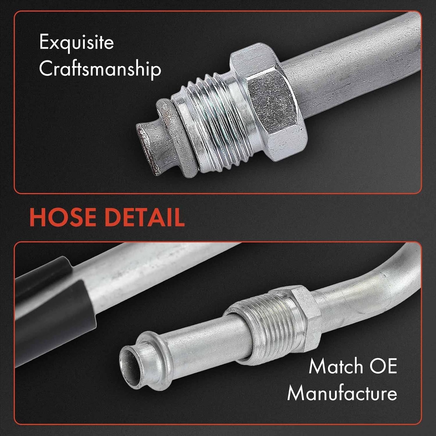 A-Premium Power Steering Pressure Hose Line Assembly Compatible with Volkswagen Jetta 2011-2013 2.5L, Passat 2012-2014 2.5L, Beetle 2012-2014 2.5L, Pump to Gear/Rack Pinion