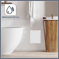 Vista 6 de Flamorrow Panel de acceso para paneles de yeso, puerta de acceso de fontanería, cubierta de orificio de pared autoadhesiva de 5 x 7 pulgadas