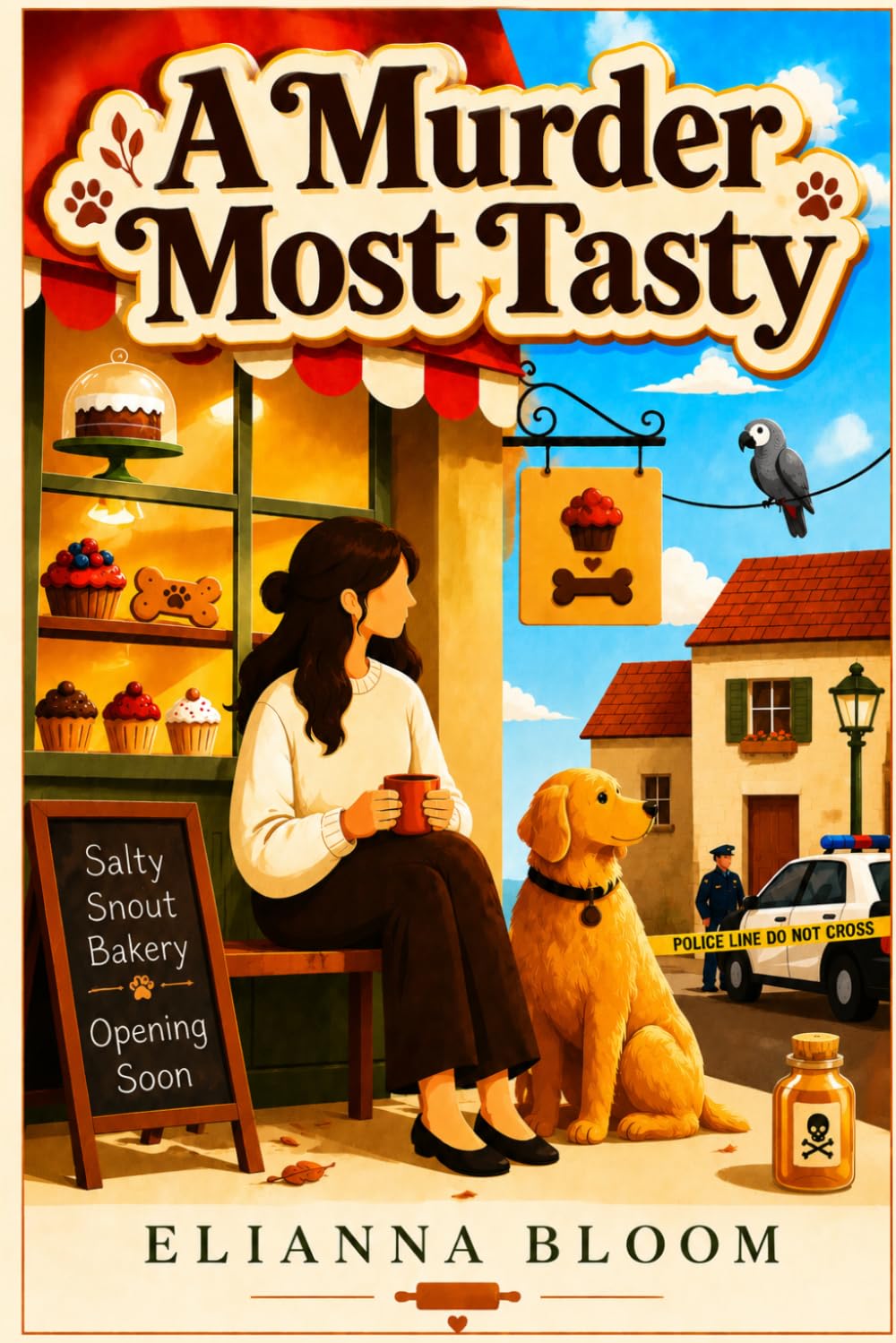 A Murder Most Tasty: A Cozy Culinary Mystery with Dogs as Companions and a Romantic Sapphic Subplot