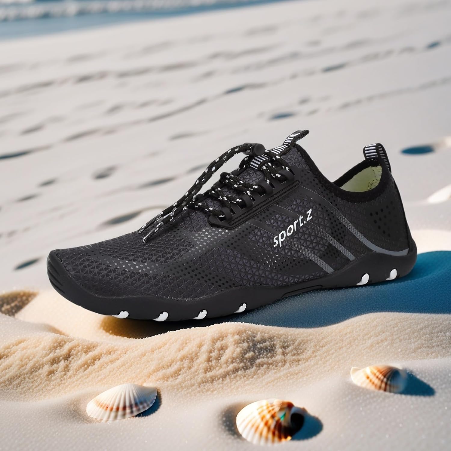 WateLves Water Shoes Mens Womens Barefoot Beach Swim Shoes Quick-Dry Aqua Socks Pool Shoes for Surf Yoga Water Aerobics - Image 2