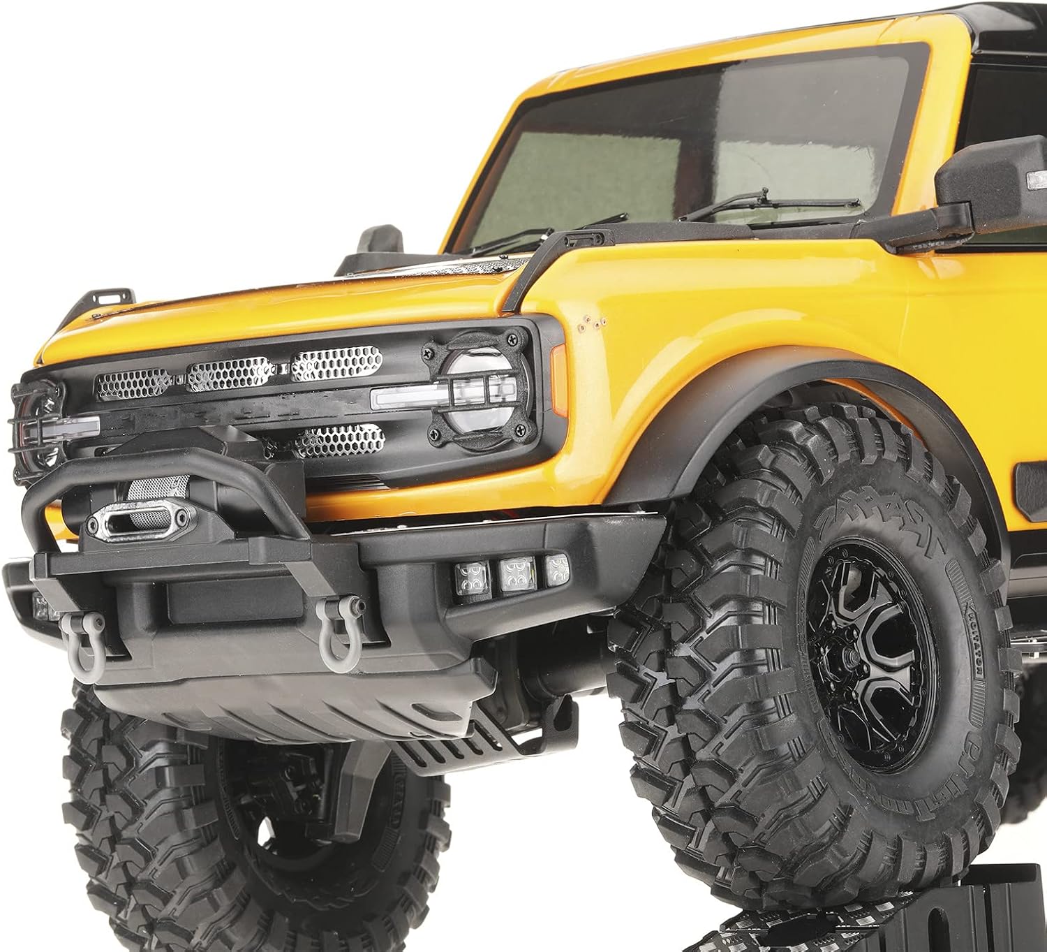 Front Lamp Guards Headlight Cover Light Cover Guards for Traxxas TRX-4 2021 for Ford Bronco 1/10 RC Car, 2Pcs