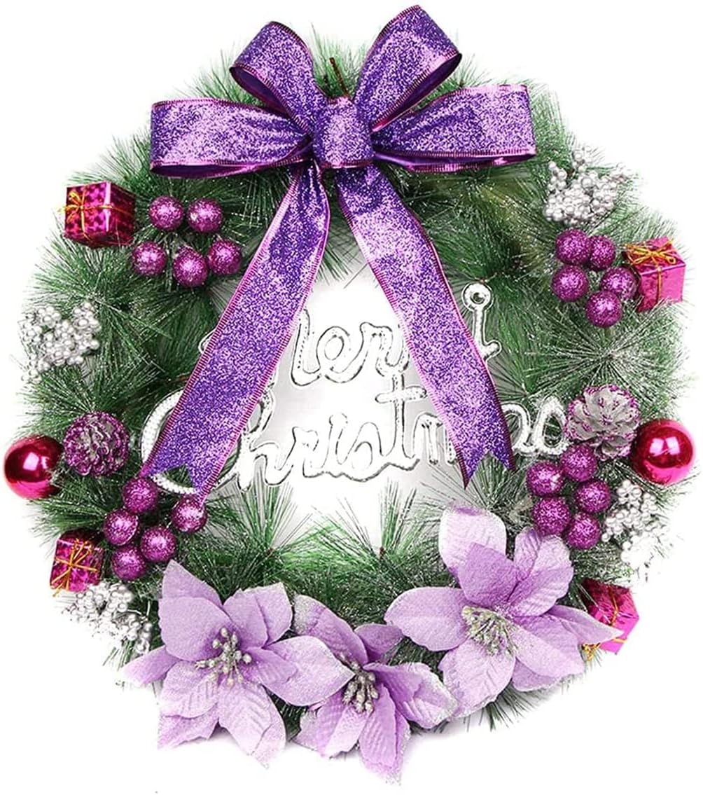 Christmas Wreaths for Front Door 40cm/15.7in Christmas