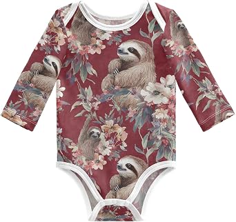 Bodysuit For Baby Girls Long Sleeve Baby Romper Cotton Outfits
