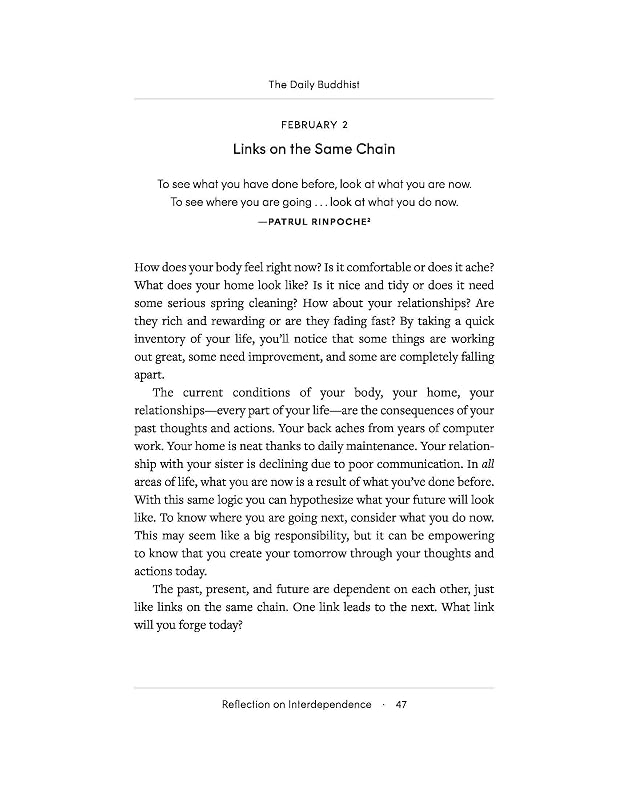 The Daily Buddhist: 366 Days of Wisdom for Happiness, Inner Freedom, and Mindful Living ― A Self-Help Guide to Buddhist Philosophy and Meditation image 3