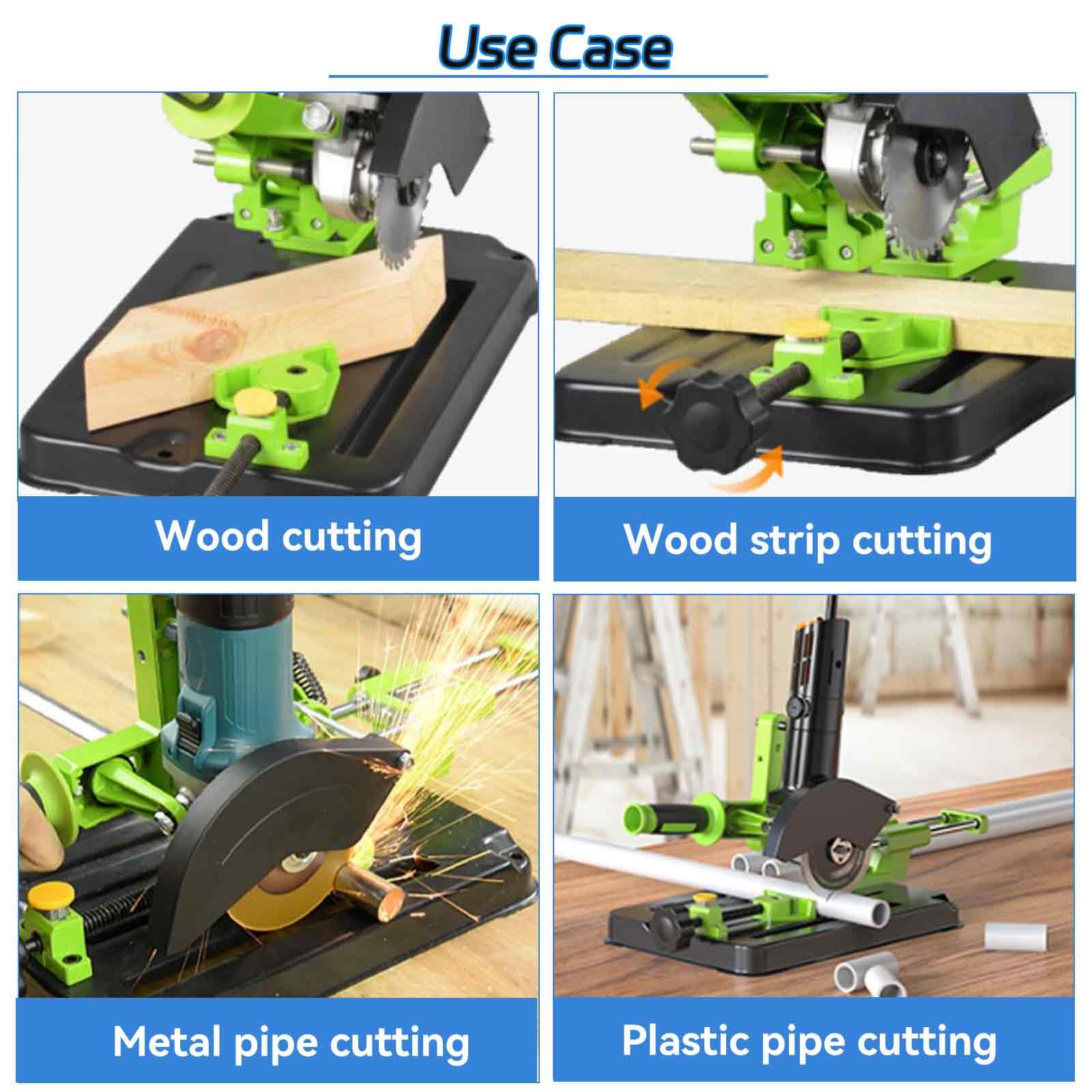Supporto per smerigliatrice angolare aggiornata Asta di trazione Macchina per rettifica angolare Supporto per smerigliatrice angolare da 100 mm, 115 mm e 125 mm Smerigliatrice angolare con