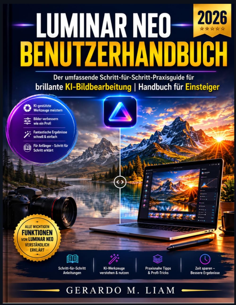 LUMINAR NEO BENUTZERHANDBUCH 2026 UNTERTITEL: Der umfassende Schritt-für-Schritt-Praxisguide für brillante KI-Bildbearbeitung | Handbuch für Einsteiger