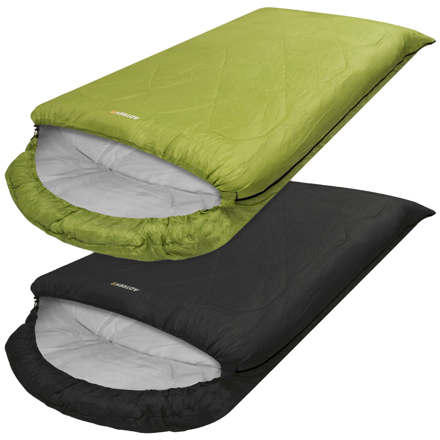 Adtrek Hood 4 Season Double Sleeping Bag Warm 400gsm Filling Ideal For Camping Festivals Waterproof Compression Carry Bag Included Buy Online In Bermuda At Bermuda Desertcart Com Productid 95745932