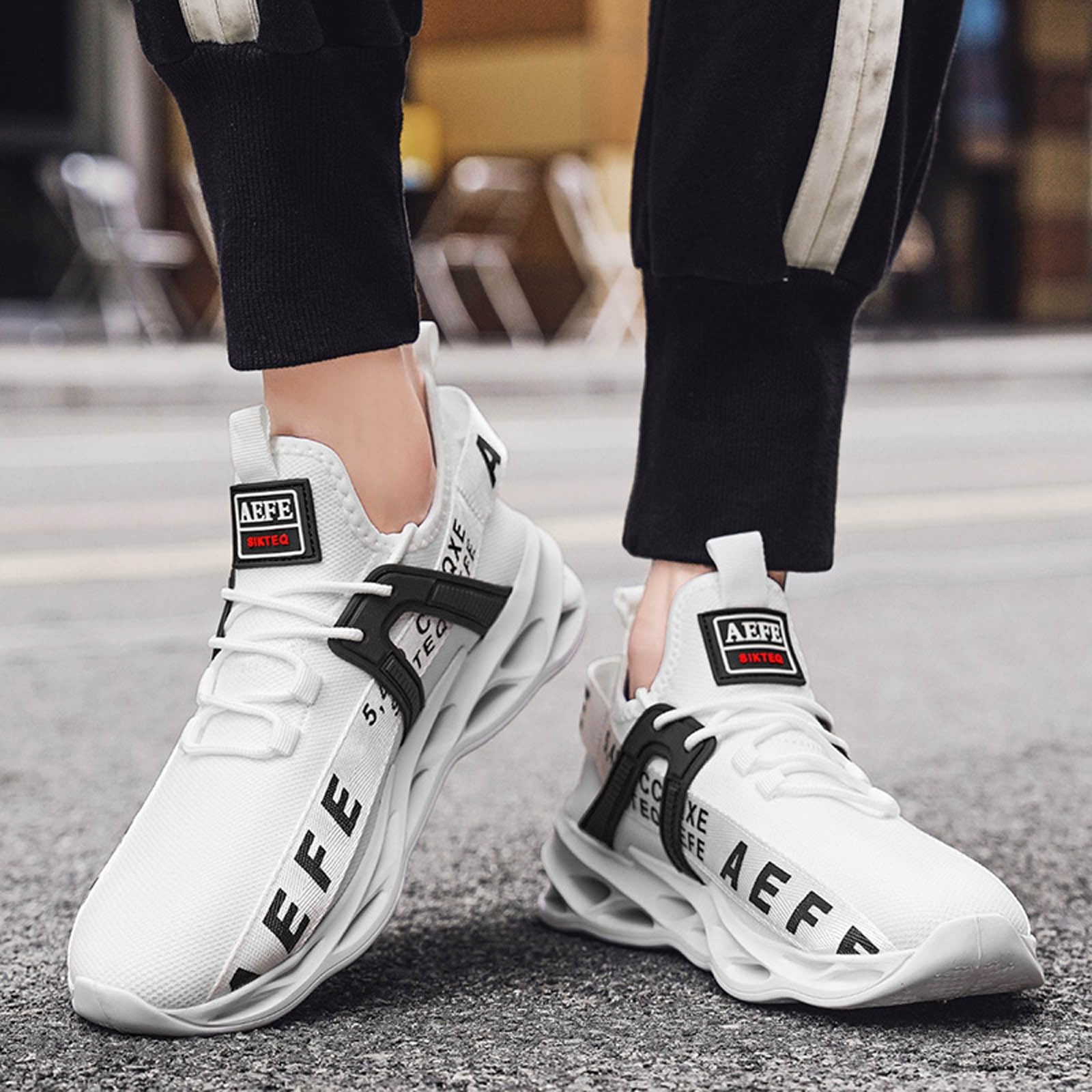 Basket Hommes Chaussures Basquette Sport Running Athlétique Respirant Légères Marche Fitness Outdoor Gym Tennis Jogging Sneakers Course Chaussure Confortable