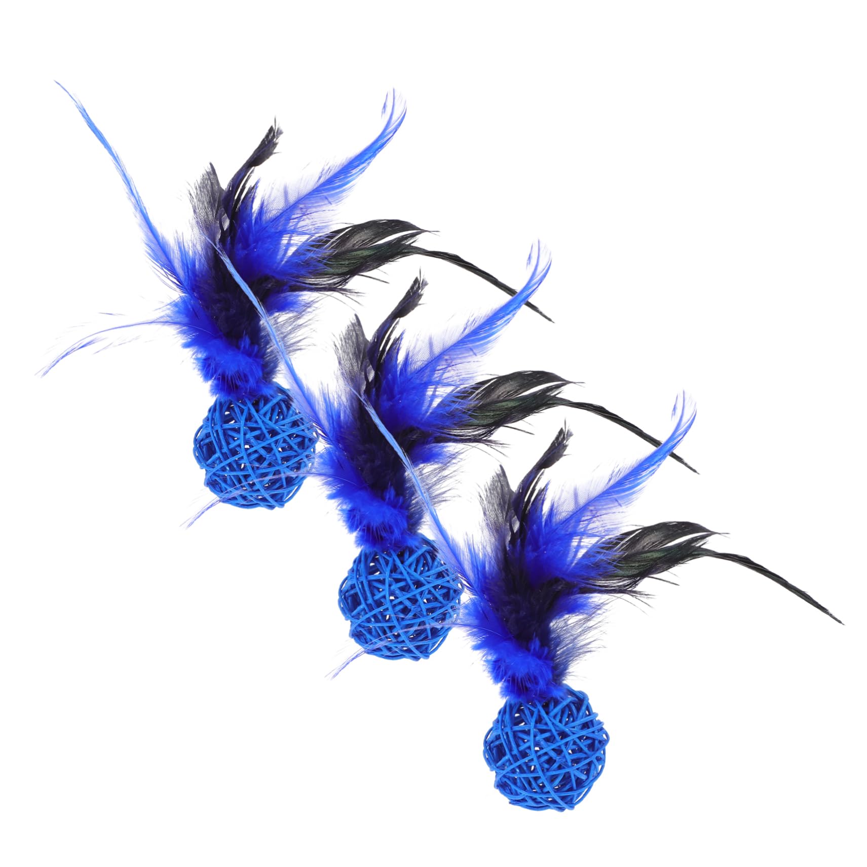 Abaodam 3Pcs Cat Plush Simulation for Kittens Educational Plaything for Indoor Cats and Pets