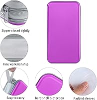 Vista 62 de Estuche para CD, capacidad para 80 unidades, para CD/DVD, cartera, de plástico duro, CD y DVD, carpetas de almacenamiento para automóvil, hogar