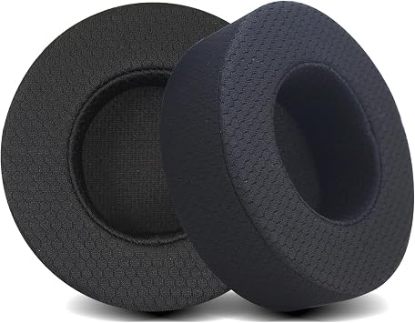 Replacement Earpads for Corsair Virtuoso RGB Wireless XT SE, Corsair Virtuoso Ear Pads Cushions, Headset Ear Cups, Replacement Parts with Softer Mesh Fabric & Memory Foam-MF Black