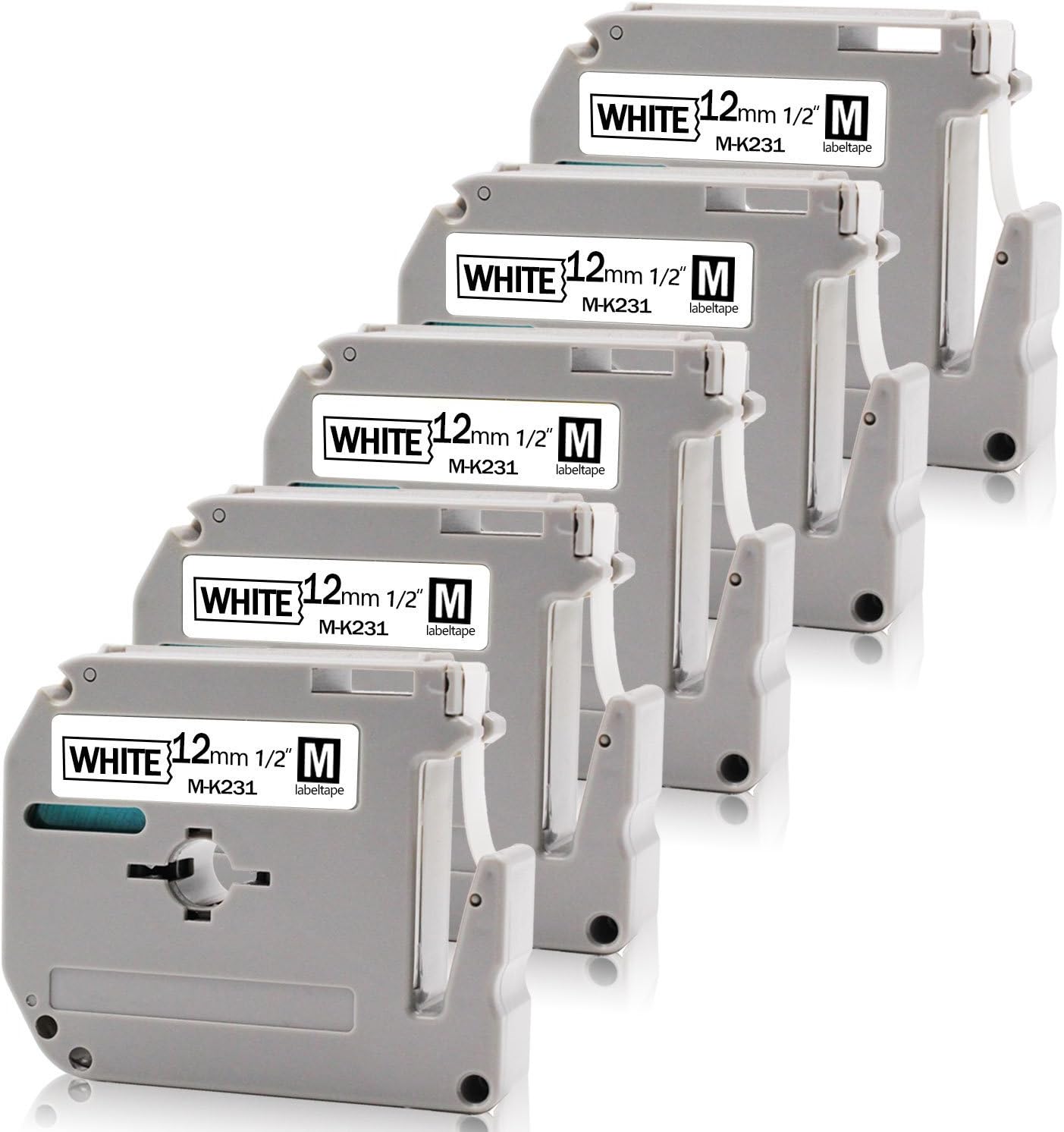 Absonic Compatible Label Tape Replacement for MK231 MK231 M231 M231