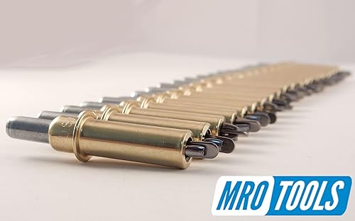 Miniatura 4 de 100 3/16 Cleco sujetadores de chapa metálica con bolsa de transporte de malla (K2S100-3/16)