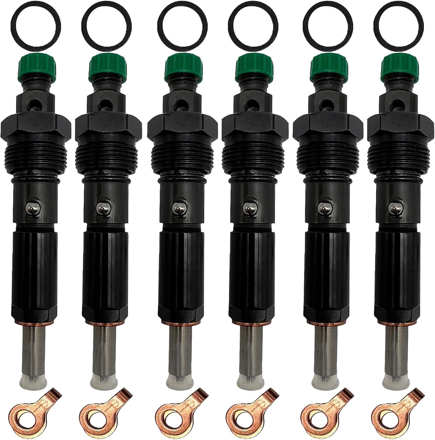 6pcs Fuel Injector 4940785 Fits for Cummins B5.9 6B5.9 6BT5.9 Engine