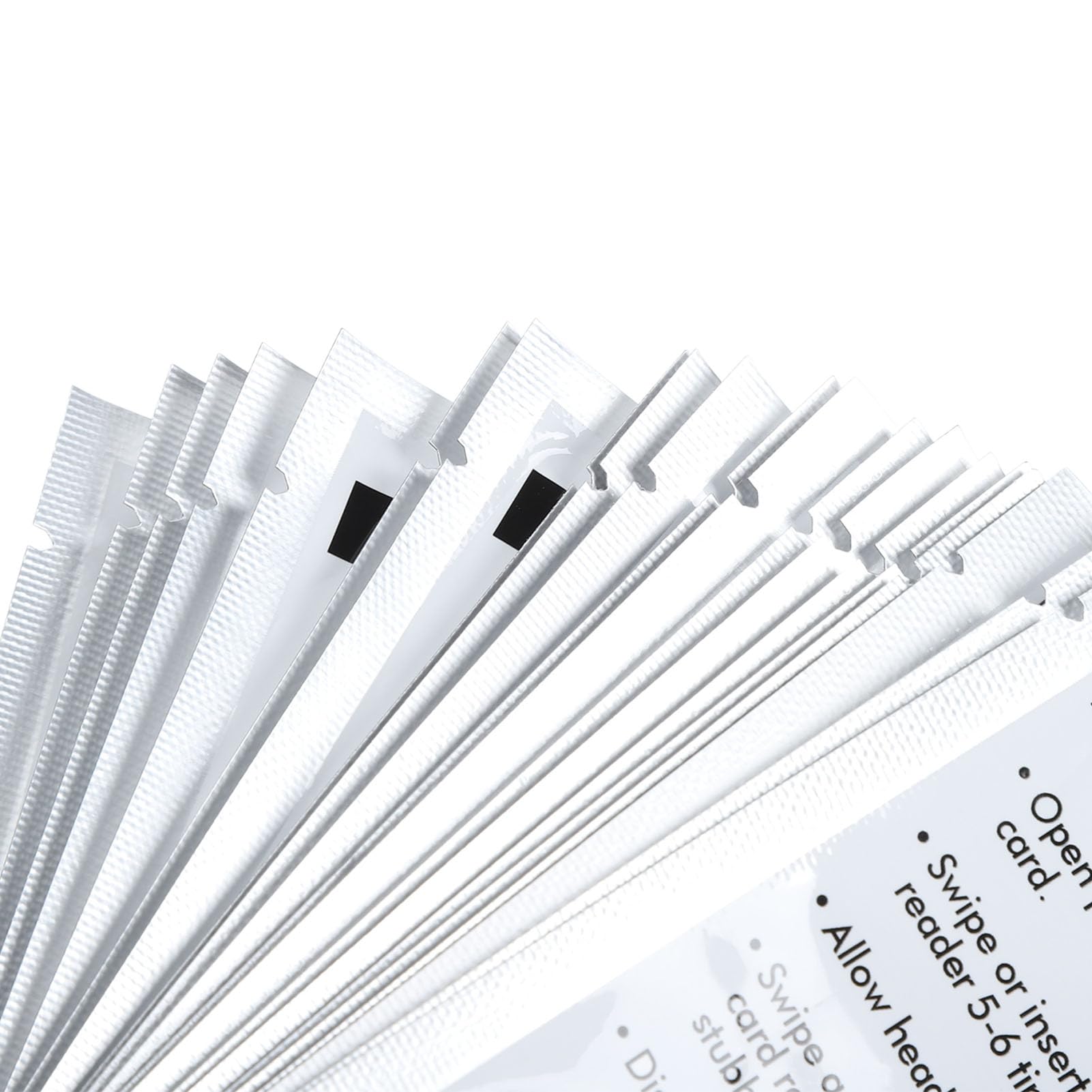Kit di pulizia per lettore di carte di credito, ideale per terminali POS Swipe, macchine bancomat, stampanti per schede garantiscono transazioni fluide con il nostro kit di pulizia per carte di alta