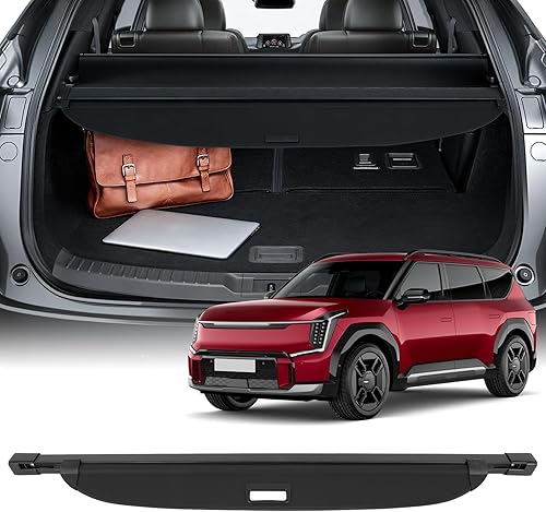 Miniatura 33 de SCITOO Cubierta de carga 2013 2014 2015 2016 2017 2018 compatible con Toyota RAV4 2.5L actualizado anti-mirón retráctil trasero maletero cubierta