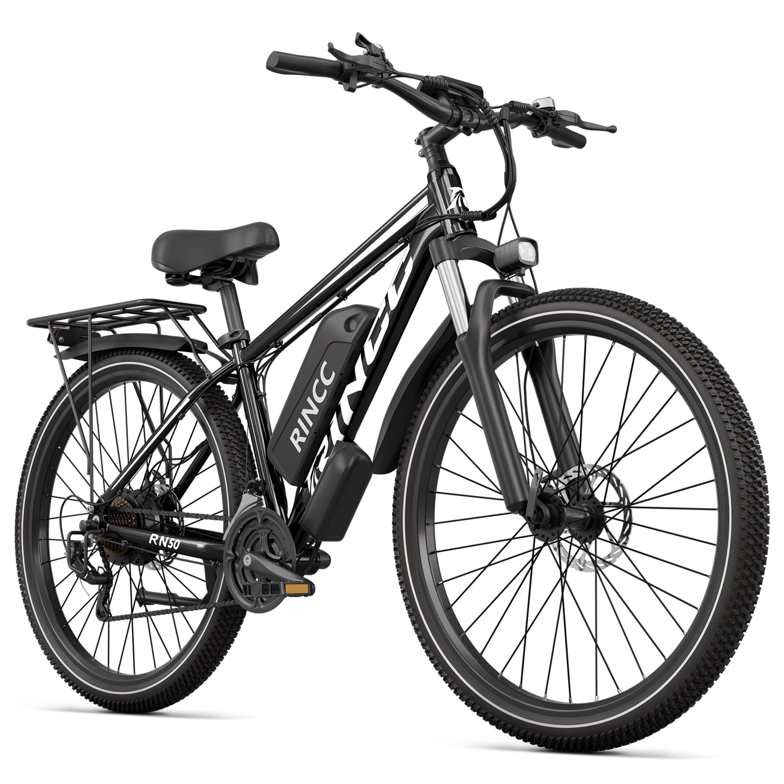 RINCC Velo Electrique Homme RN50-29,Vélo électrique Adulte 48V 15Ah Batterie avec 21 Vitesses avec Écran LCD,Autonomie jusqu'à 100 km,Moteur 250 W, Cadre en Alliage d'aluminium,Ville E-Bike
