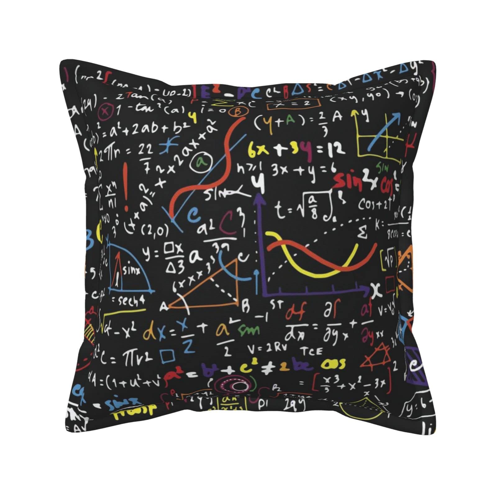 Housse de coussin Math Formula 45,7 cm pour un bureau élégant