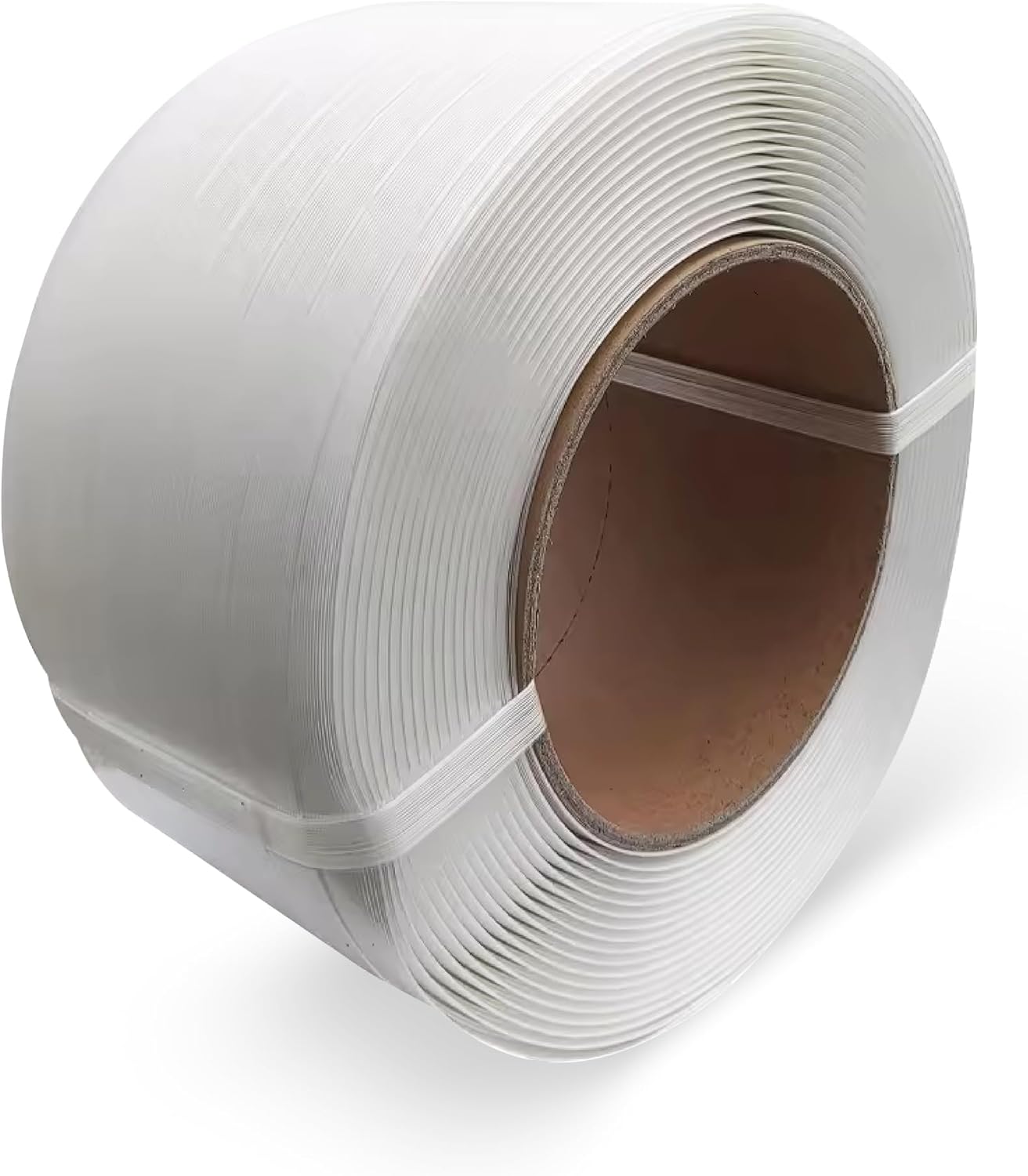 Poly Strapping Roll 1/2" x 0.035", 9842 Ft – Heavy Duty Polypropylene Packaging Strap, 1400 lbs Break Strength, Machine Grade Pallet Banding Coil with 8x8 Core for Industrial Packing | 5Seconds