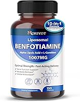 Vista 1 de Benfotiamina liposomal con ALA y L-carnitina - 1007 mg Apoya la salud nerviosa y metabólica 150 cápsulas