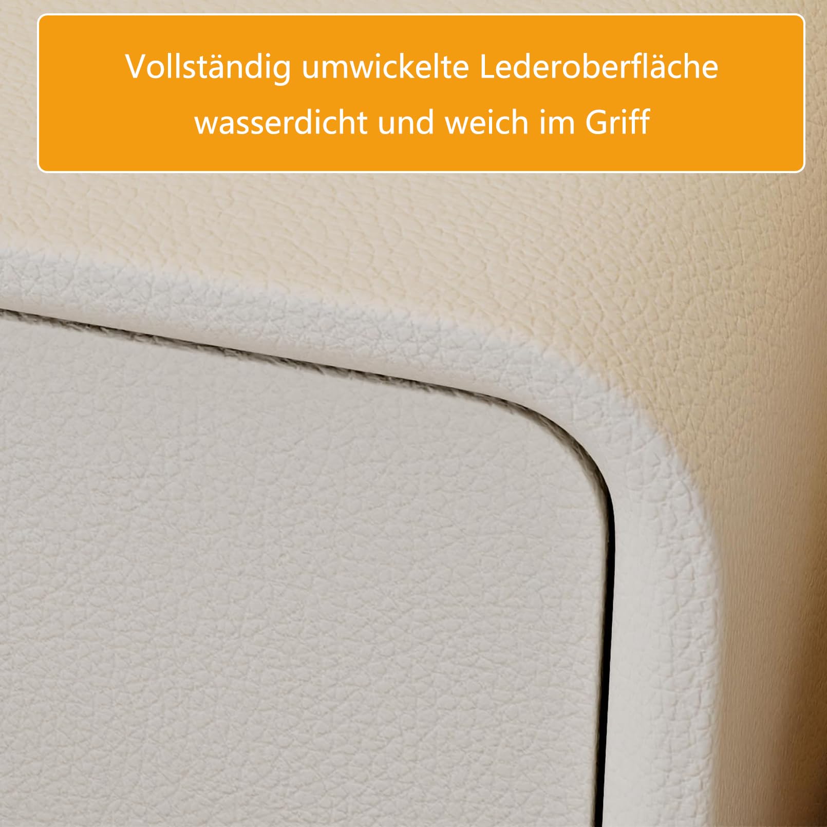 Nachttisch Schmal Weiß Mit 2 Schubladen 20 cm Breit Leder Nachtschrank