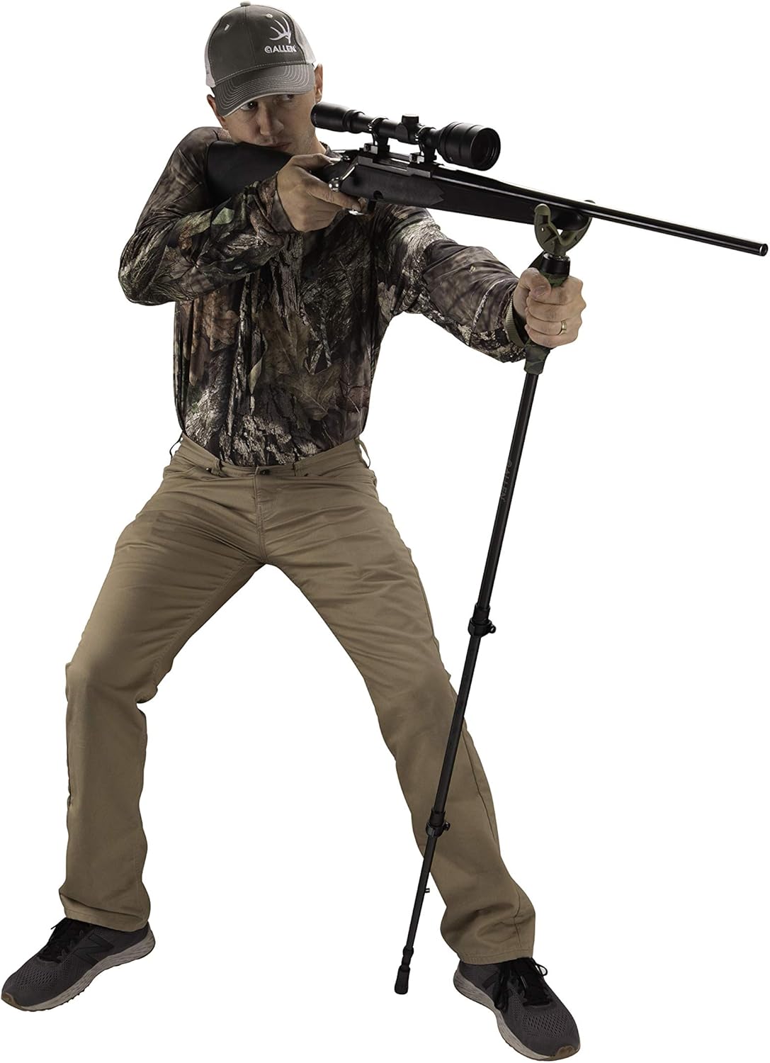 Allen Company Axial Shooting Stick and Monopod, Camera Base, Spotting Scope, Extends up to 61-inch - Image 2