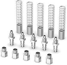 5pcs 8x5MM Male Industrial Air Coupling Spring Loaded Air Line Quick Fittings Industrial Hose Fittings Pneumatic Compressor Fittings