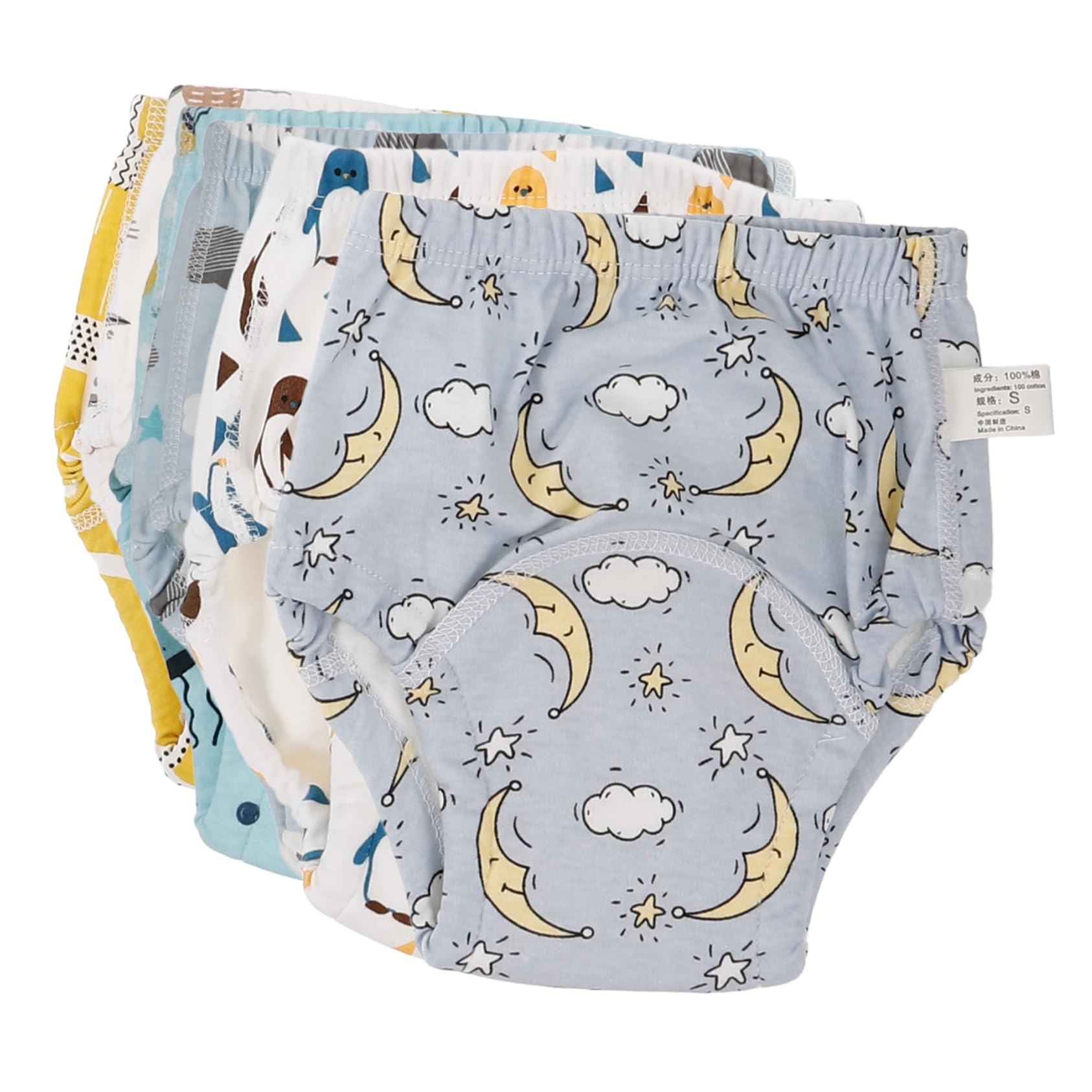 TOYANDONA 1 Juego Pantalones De Entrenamiento Para Niña Reutilizables Lavables De Algodón Transpirable Para Recién Nacidos Diseño Con Banda Elástica Para Sensibles 6 Piezas