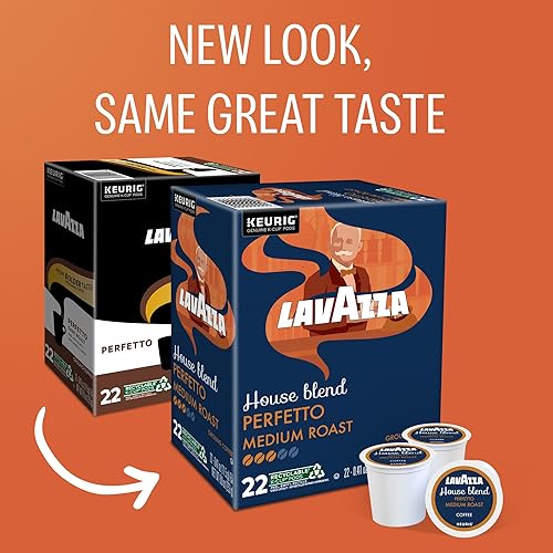 Miniatura 2 de Lavazza House Blend Perfetto, cápsulas Keurig K-Cup de una sola porción, café tostado medio, caja de 88 unidades (4 paquetes de 22)