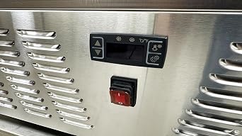 Commercial Ice Cream Freezer, ETL Gelato Display Showcase, Countertop Dipping Cabinet White Frame 28 W 4 Pan