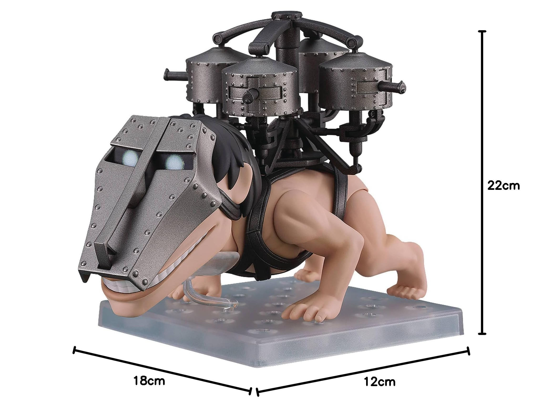 Attack on Titan Figurine Nendoroid Cart Titan 7 cm | Attack On Titan 12,7 cm Actionfigur Nendoroid - Cart Titan