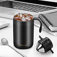 Vista 2 de OARSE Cafetera de camping de 16 onzas, juego de cafetera para verter sobre el campamento, kit de café portátil para viajes, camping, oficinas