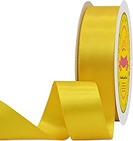 Vista 164 de Cinta de satén plateada de doble cara de 1-1/2 pulgadas x 50 yardas, cinta plateada de poliéster para envolver regalos, muy adecuada para bodas