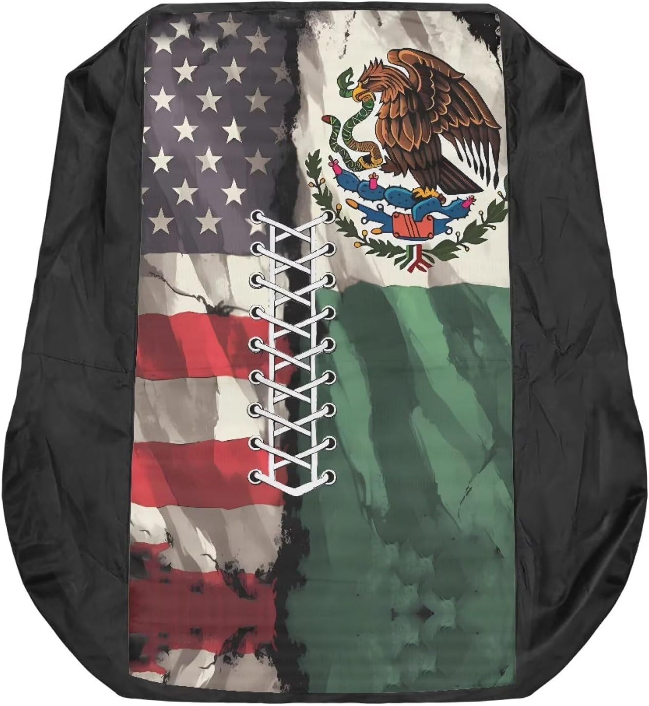 American Mexico Flag Agricultural Vehicle Seat Cushion Covers Green Marble Seat Cover Fast & Easy to Install and Remove Vehicle Car Decor for Men