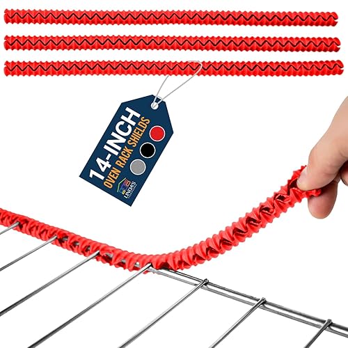 Silicone Oven Guards for Racks by Linda’s Essentials (3 Pack)