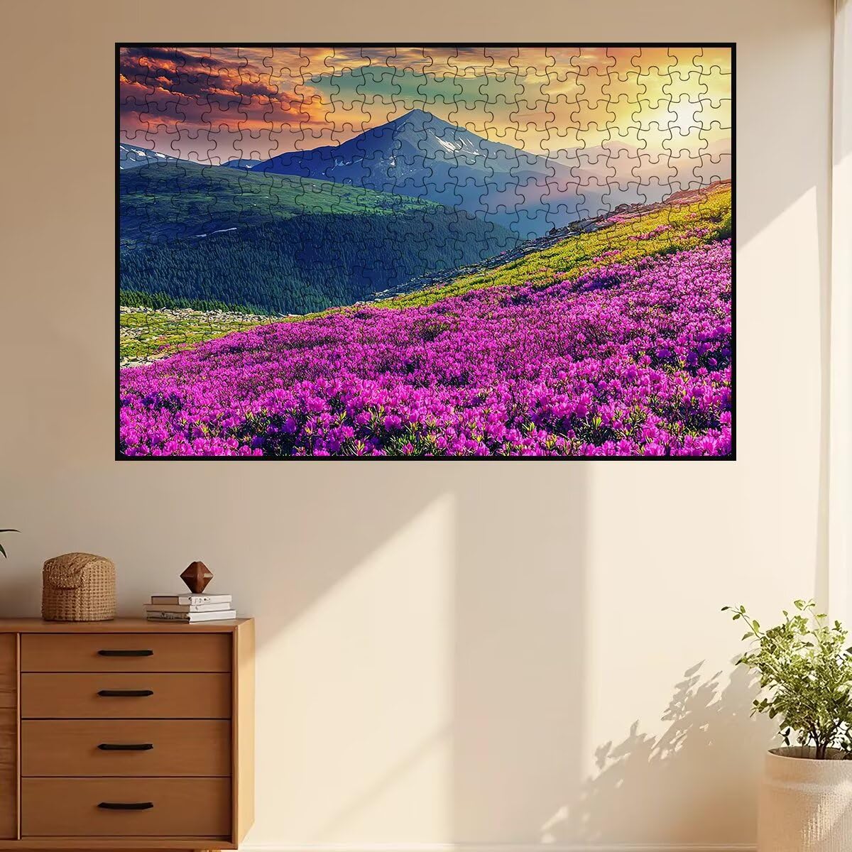 Puzzle 4000 Pezzi Paesaggi, Puzzle Fiore per Adulti, Puzzles in Legno Intrattenimento Creativo, Divertimento, Puzzles Educativi Classici con Confezione di Alta Qualità Idea Regalo Donna Decor -3030