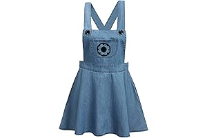 Adorable Adult Minion Denim Romper Costume