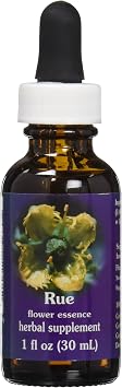 Flower Essence Services Range of Light Dropper, Rue Supplement, 1 Ounce