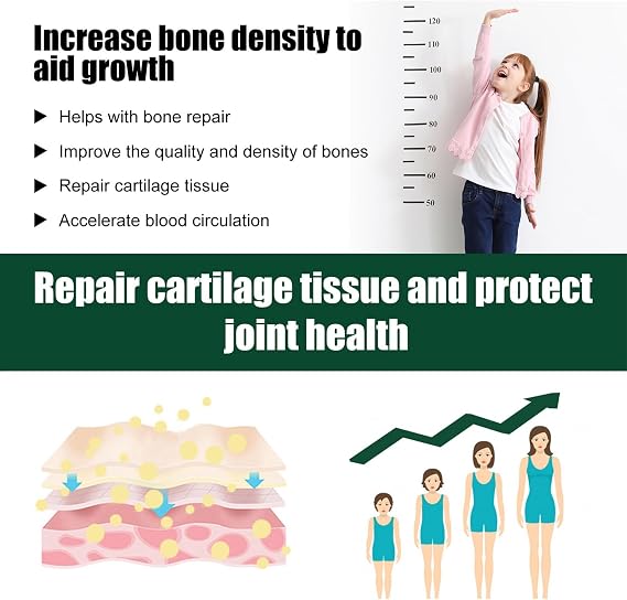 Height Booster Drops,Height Growth Oil for Adolescent Bone Growth,Reach Your Maximum Height (3pcs)
