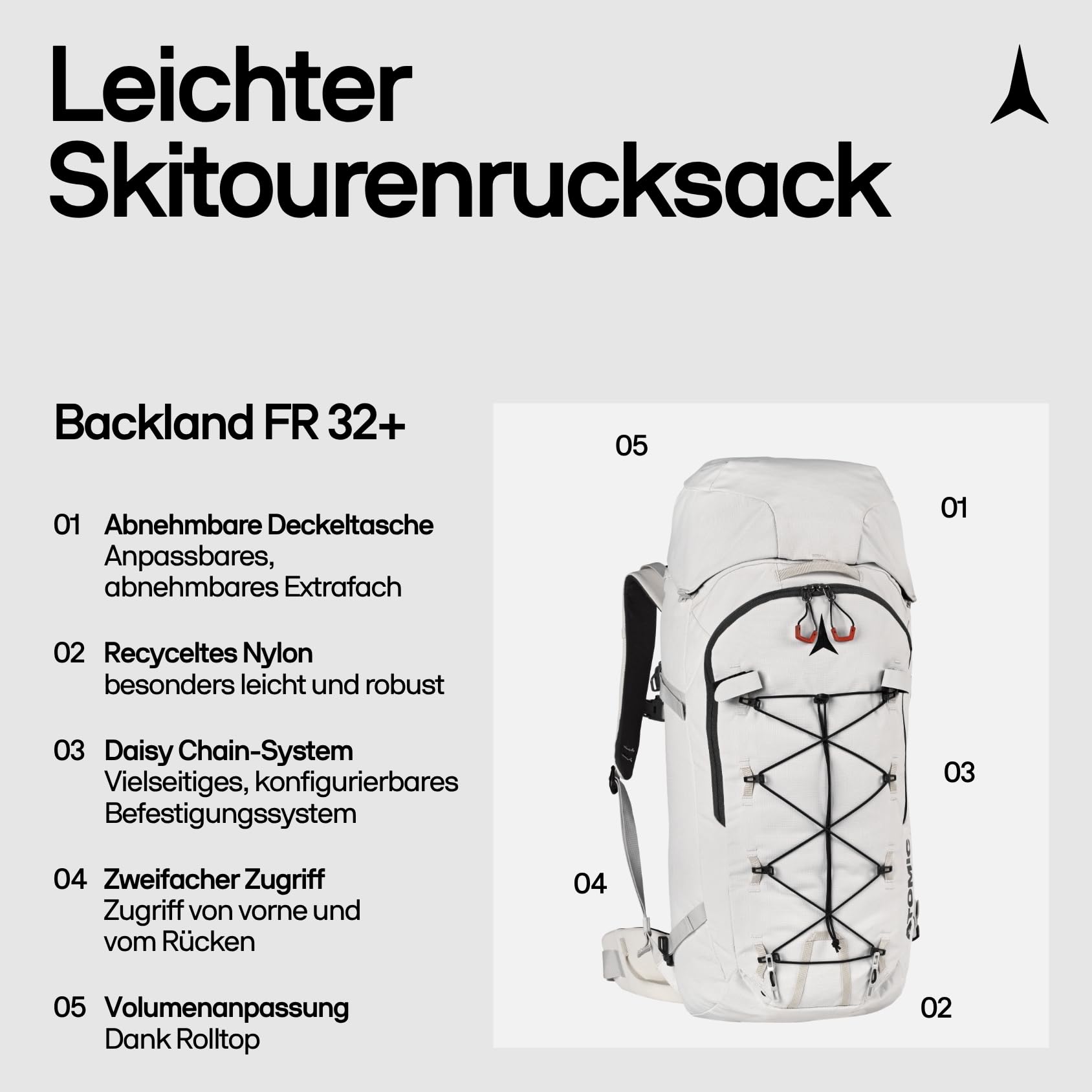 ATOMIC Unisex Backland Fr 32+ Rucksack