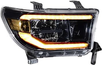 Morimoto XB LED Headlights for 2007-2013 Toyota Tundra, Amber DRL (LF53-A)
