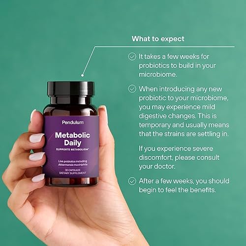 Miniatura 5 de Pendulum Metabolic Daily con Akkermansia - Apoya el metabolismo - Mantiene los niveles de energía - La única marca con Akkermansia vivo patentado -