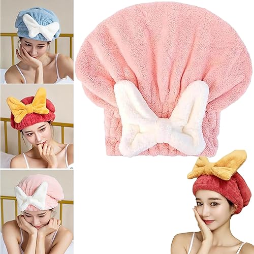 Toalla de pelo súper absorbente para cabello mojado, toalla de microfibra para cabello rizado, toallas de secado para cabello mojado, accesorios