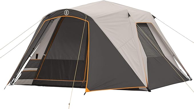 Bushnell Instant Tent | 6 Person / 9 Person Shield Series Instant Tents Cabin Design Perfect for 3 Season Family Camping, Hunting, and Fishing with Fast Setup