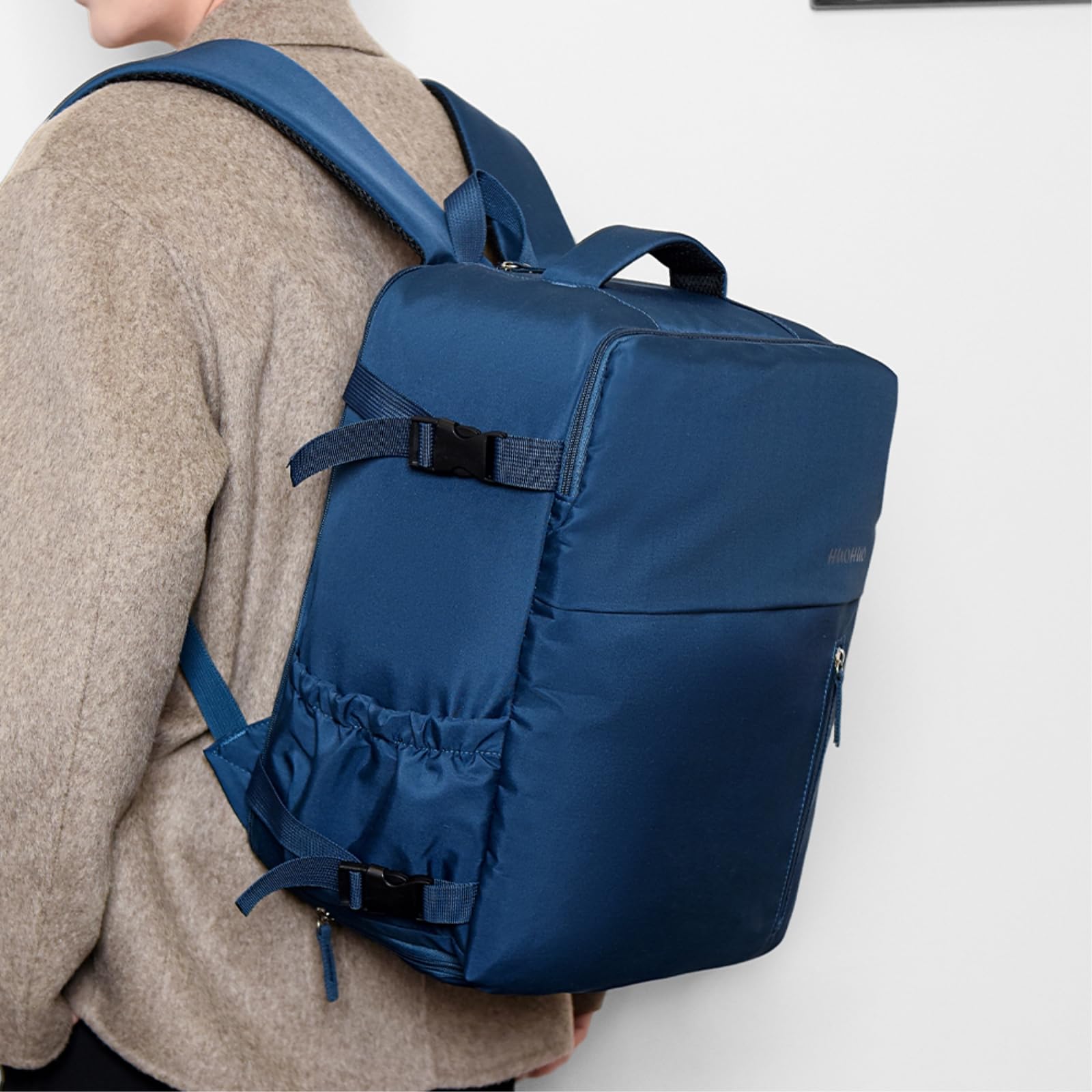 Kosmetiktasche 40x30x20cm Reise Rucksack Kabinentasche Auf Untersitz Flugtasche-Army Green